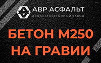 Бетон М250 на гравии в Богородском